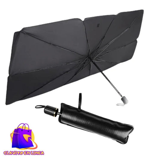 Parasol Plegable Tipo Sombrilla para Vehículo